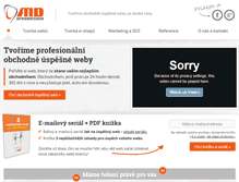 Tablet Screenshot of mdwebdesign.cz